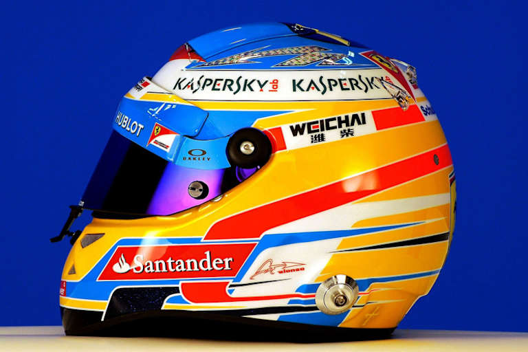 Wer hat hier Weichai gesagt? Der neue Helm von Fernando Alonso