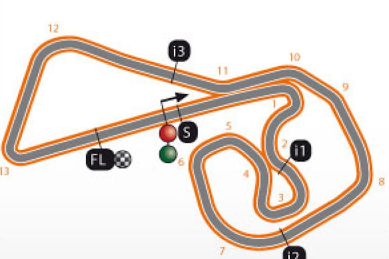 Sachsenring: zehn Linkskurven und nur drei Rechtskurven