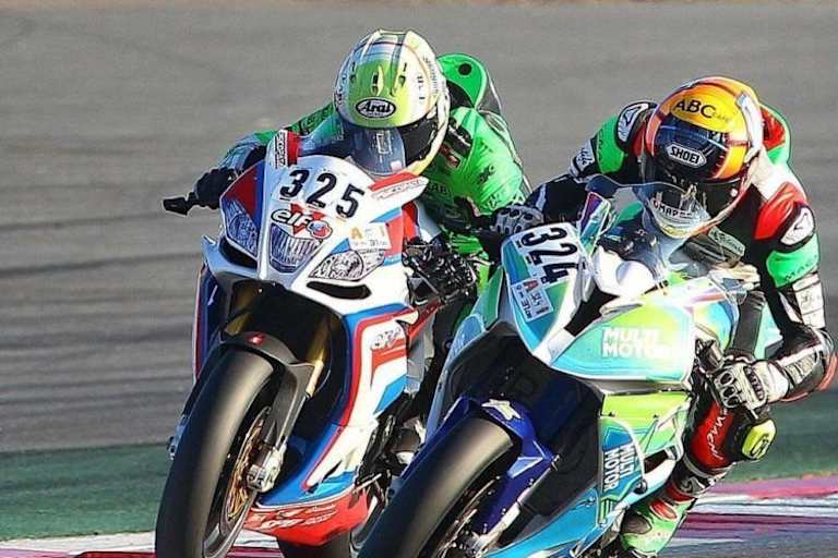 Im Zweikampf: Anthony West und Alex De Angelis (v.l.)