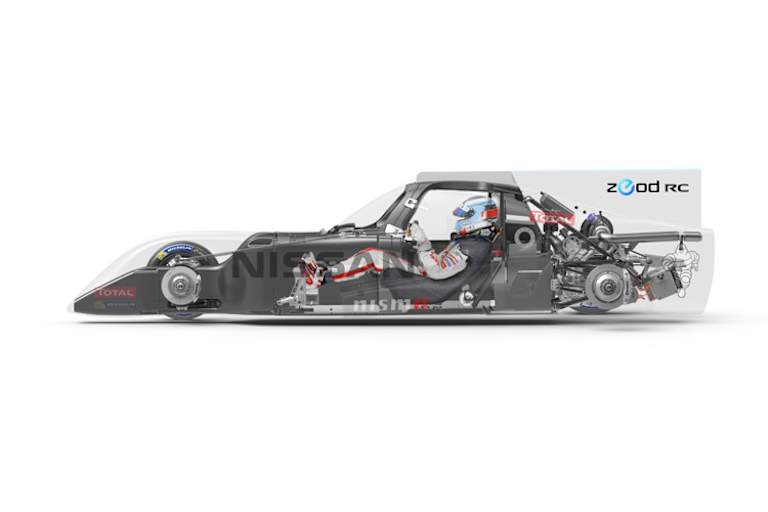 Der Aufbau des Nissan Zeod RC