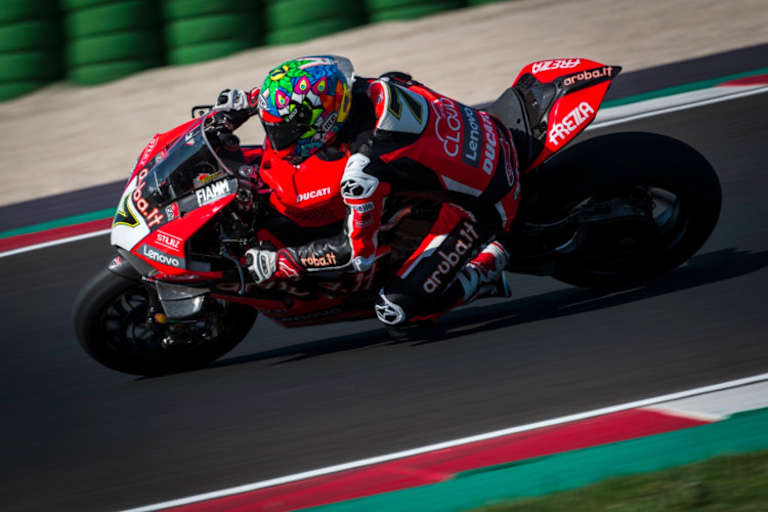Chaz Davies am Mittwoch in Misano