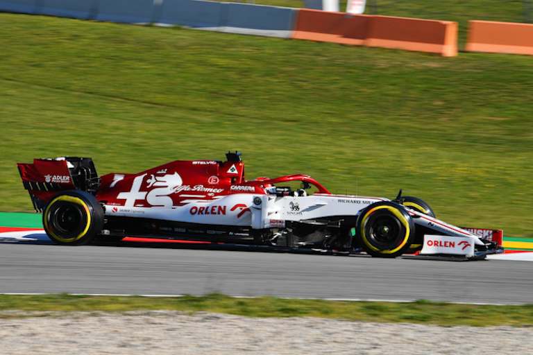 Kimi Räikkönen beim Wintertest in Spanien