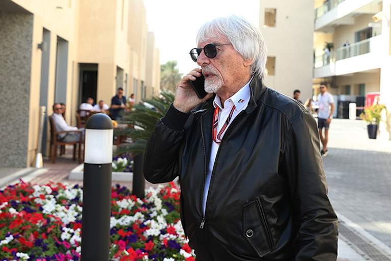 Bernie Ecclestone beim WM-Finale von Abu Dhabi