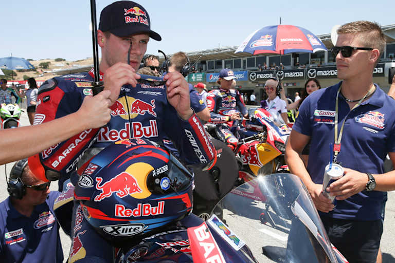 Von Startplatz 17 lag viel Arbeit vor Stefan Bradl