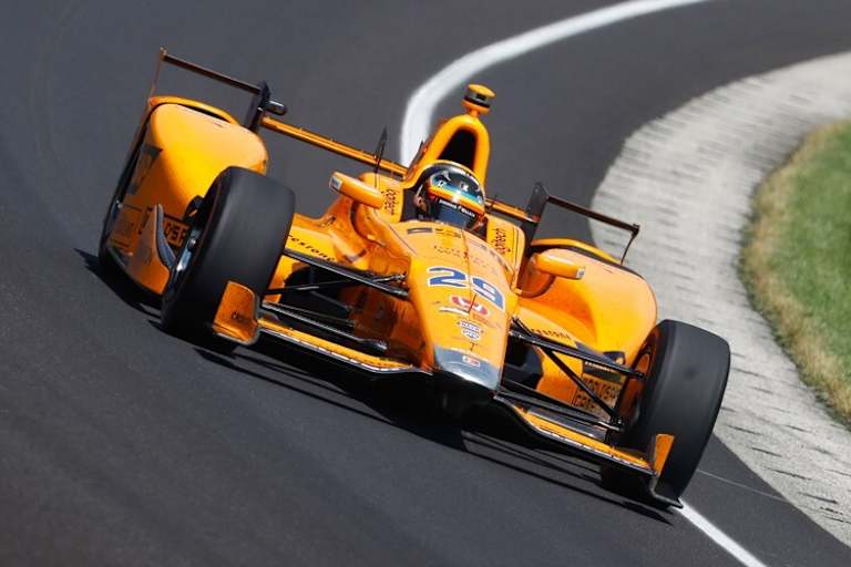 Fernando Alonso beim Indy 500 2017