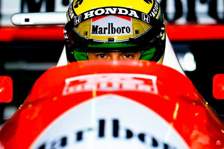 Ayrton Senna, der Lieblingsfahrer der kleinen Umfrage