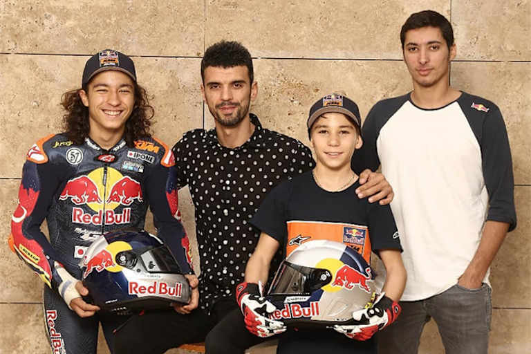 Can Öncü, Kenan Sofuoglu, Deniz Öncü, Toprak Razgatlioglu (v.l.)