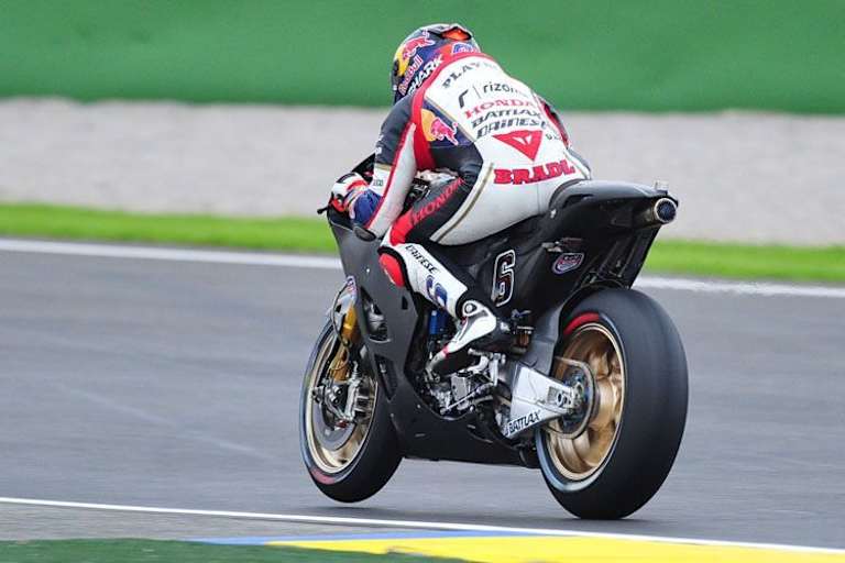 Stefan Bradl beim Test in Valencia