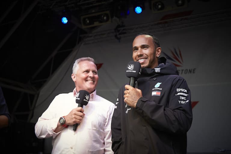 Johnny Herbert und Lewis Hamilton
