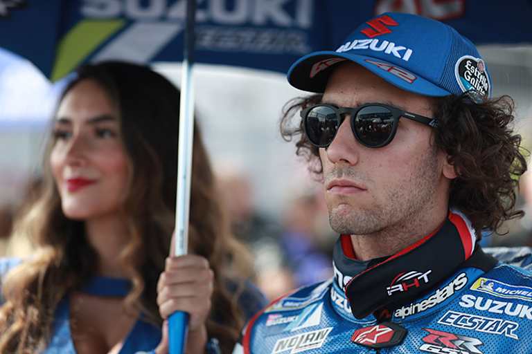 Alex Rins ging in Misano leer aus