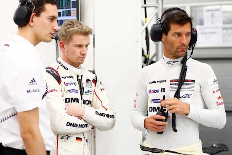 Mark Webber (rechts) mit Nico Hülkenberg