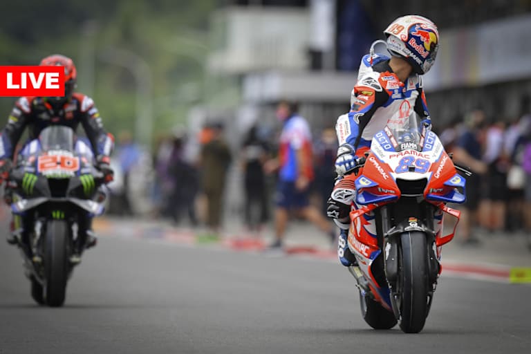 Starten aus der ersten Reihe: Fabio Quartararo und Jorge Martin