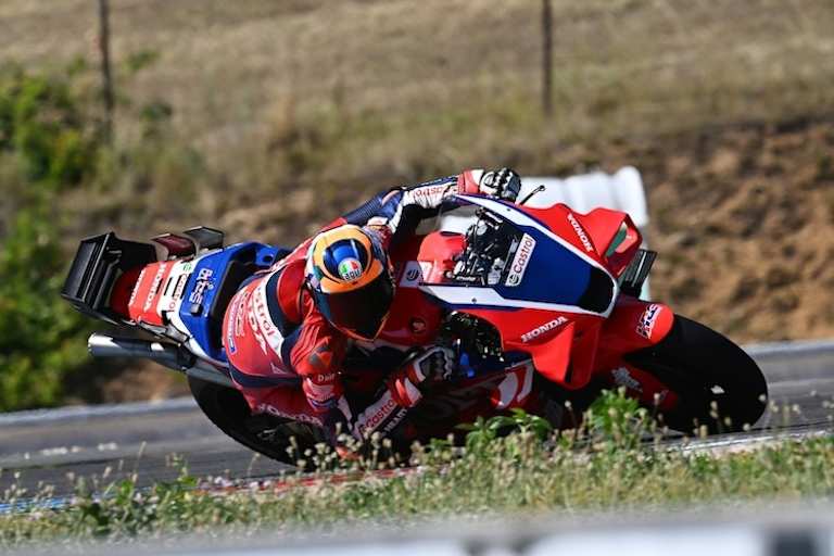 Luca Marini beim MotoGP-Test in Brünn