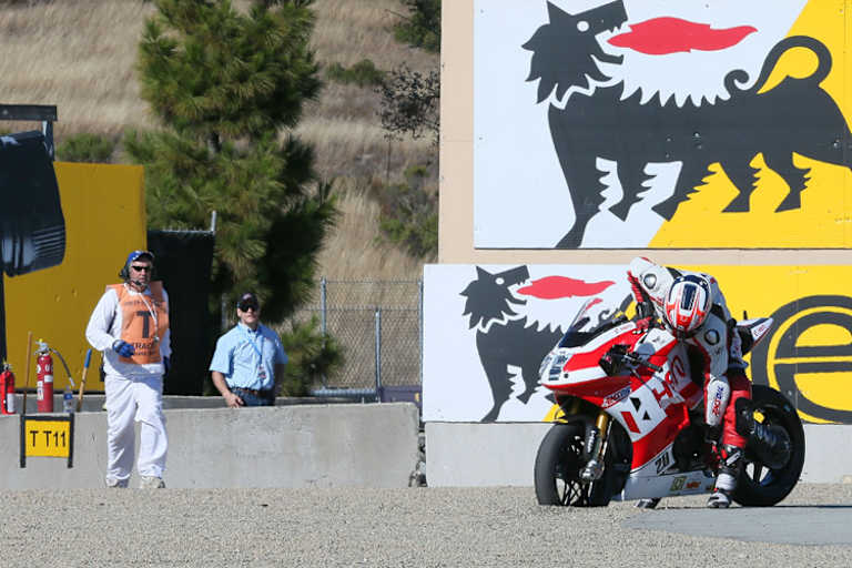 Kein seltener Anblick: Die Buell läuft nicht mehr