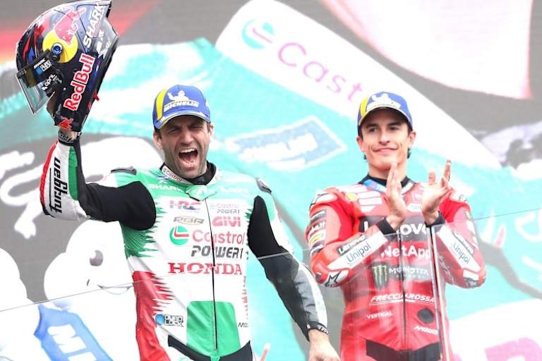 Johann Zarco bei seinem Sieg in Le Mans