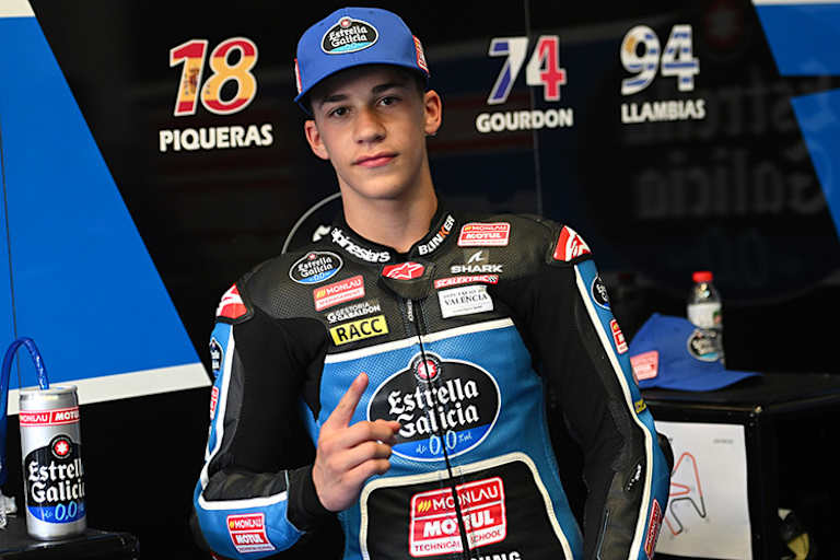 Moto3-Junioren-WM-Leader Ángel Piqueras