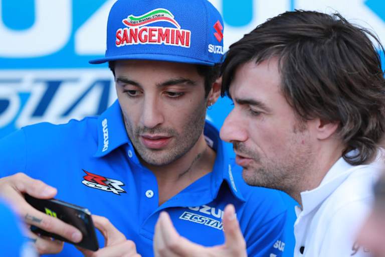 Ein Bild von 2018: Andrea Iannone (li.) mit Angel Nieto jr.