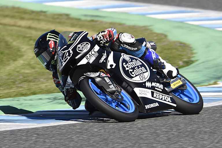 Der Spanier auf der Honda des Teams Estrella Galicia 0,0