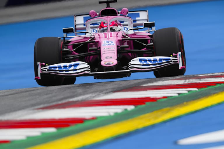 Sergio Pérez in der Mercedes-Kopie von Racing Point