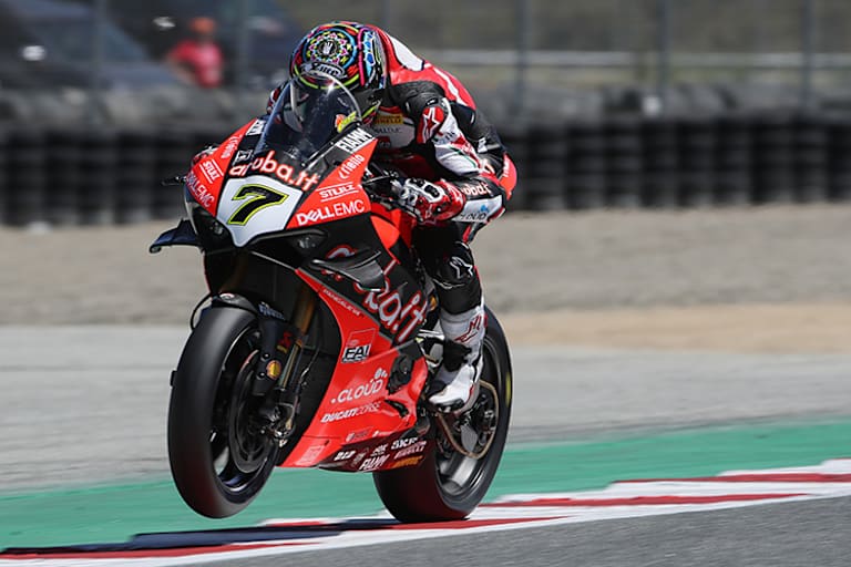 Chaz Davies gewann in Laguna Seca