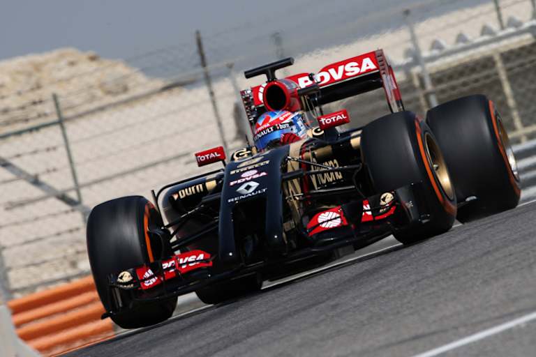 Romain Grosjean, der Bettler: Keiner ist in diesem Testwinter von den Stammpiloten weniger gefahren