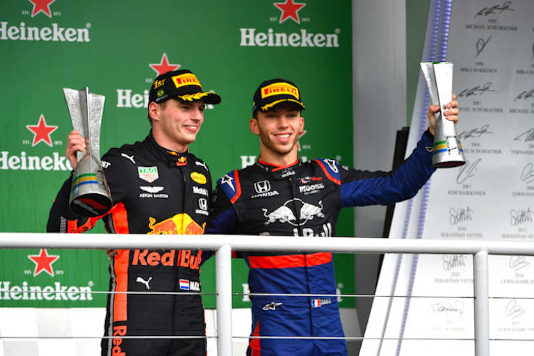 Max Verstappen und Pierre Gasly