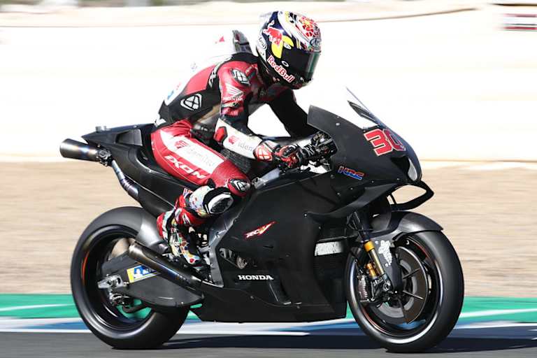 Takaaki Nakagami testete die Neuerungen bereits in Jerez