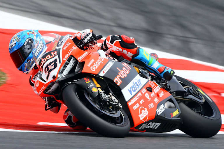 Marco Melandri: Rennpremiere auf dem Lausitzring