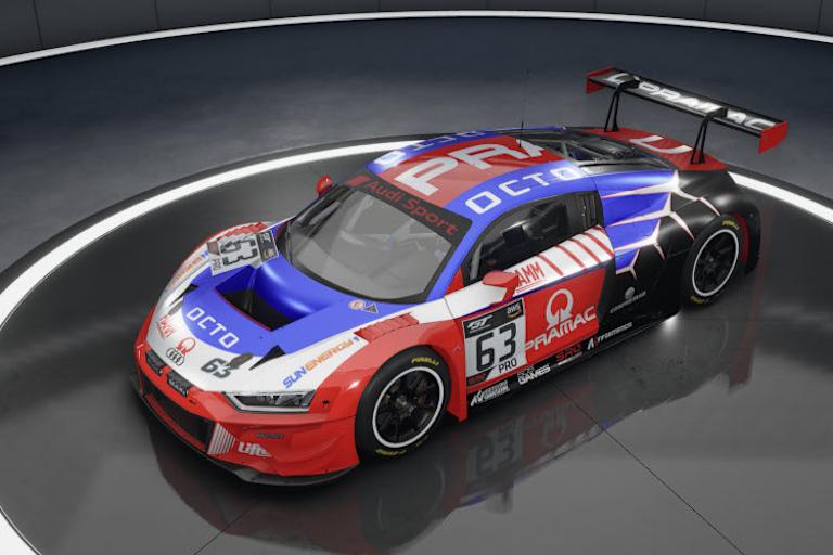 Pecco Bagnaia wird in einem Audi R8 LMS GT3 im Pramac-Racing-Design antreten