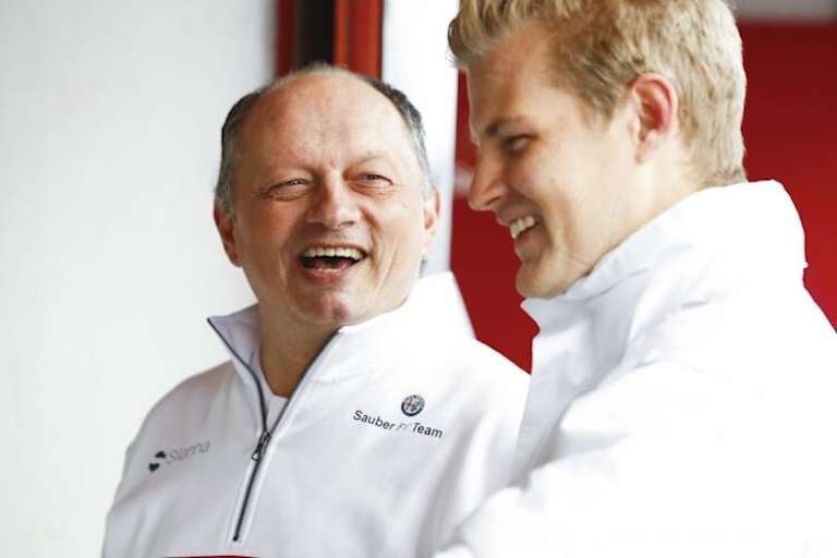 Fred Vasseur und Marcus Ericsson