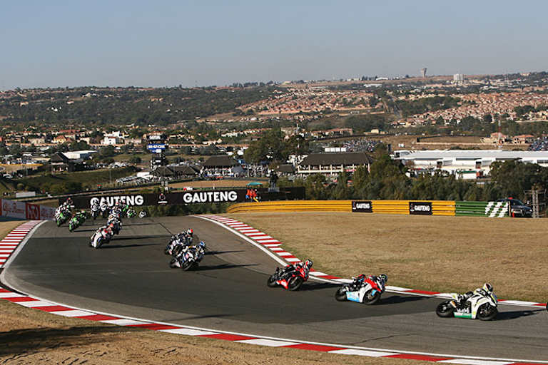 Eine sehenswerte Piste: Die Superbikes 2009 in Kyalami