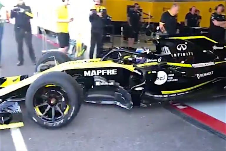 Erster Test am GP-Renner mit Renault in Le Castellet