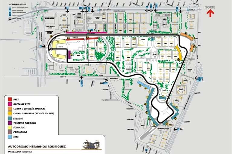 Die mexikanische Rennstrecke