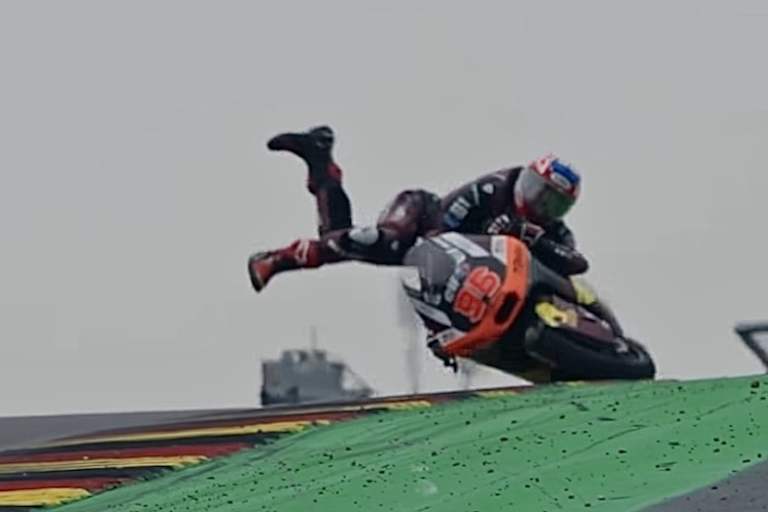 Der Brite kann den Highspeed-Abflug nicht vermeiden