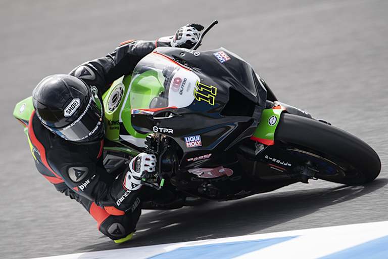 Sandro Cortese auf der Kawasaki ZX-10RR