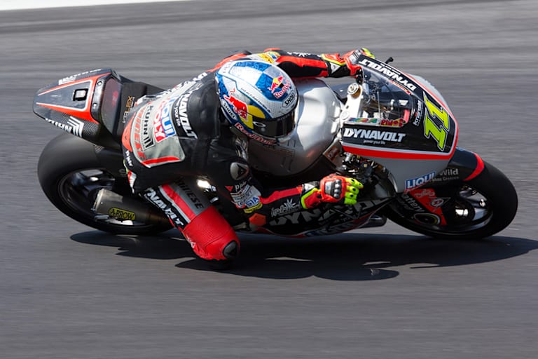 Sandro Cortese beim Moto2-Test in Spielberg Ende Juli