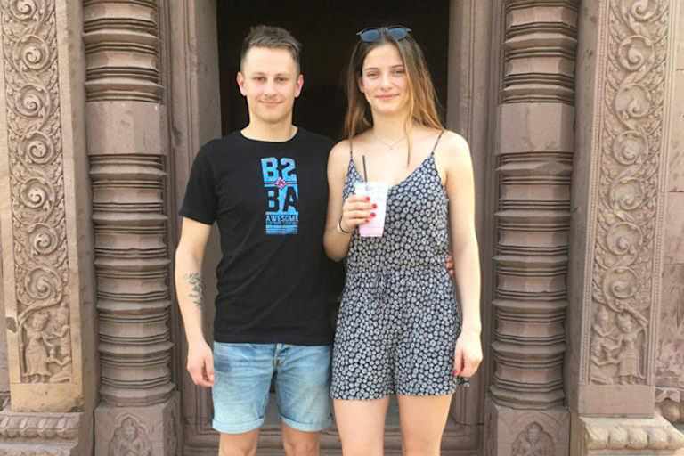 Christian Stange mit Freundin Josephin