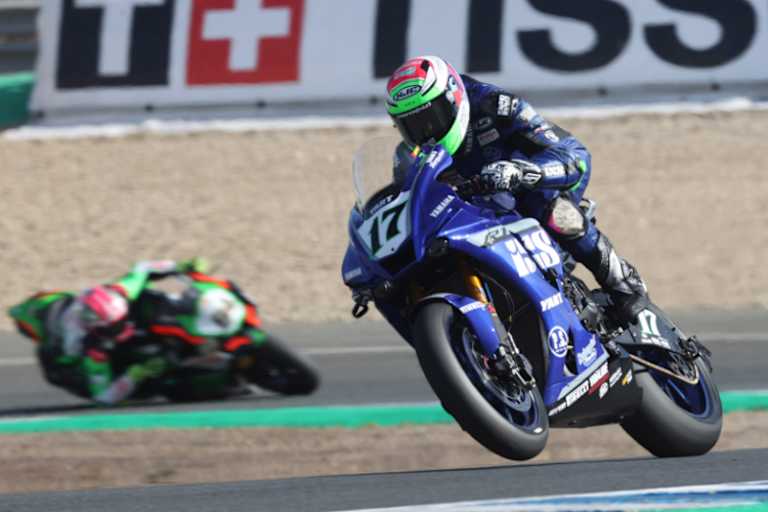 Die Yamaha von Marvin Fritz war in Endurance-Konfiguration