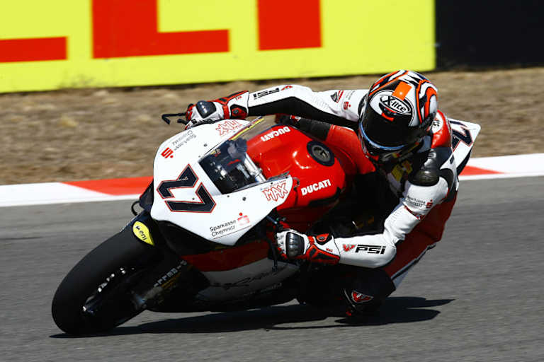 Im Training in Istanbul: Wenige Minuten später stürzte Max Neukirchner