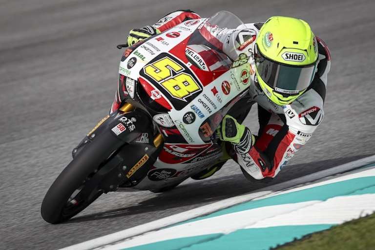 Luca Lunetta auf seinem Moto3-Bike