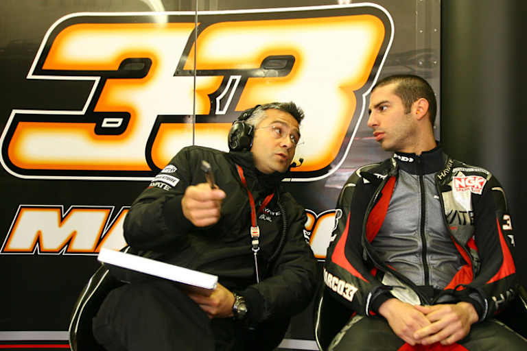 Andrea Dosoli (li.) und Marco Melandri haben schon 2009 zusammengearbeitet