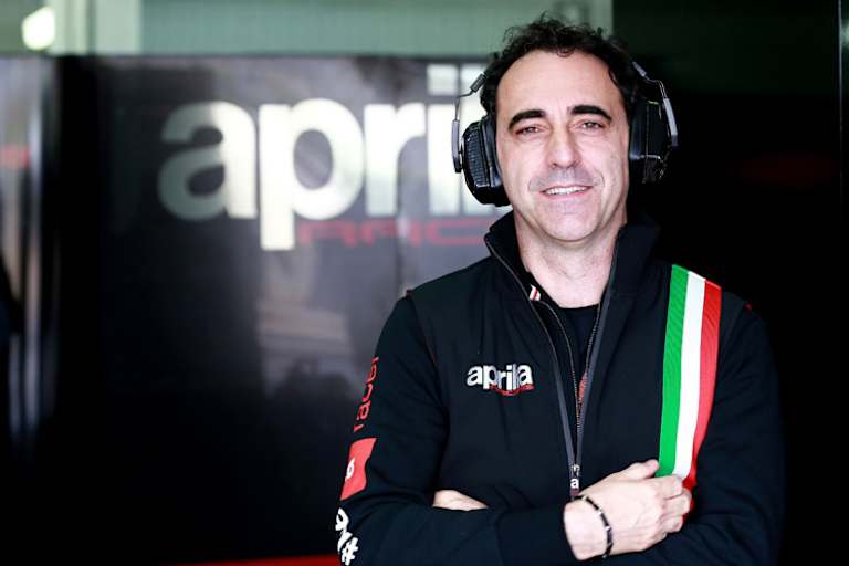 Aprilia-Rennchef Romano Albesiano