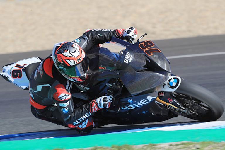 Loris Baz bei seinem ersten Test in Jerez