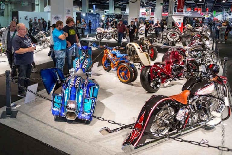 Total extrem: Die Motorräder der weltbesten Umbauer waren ebenfalls in Köln zu sehen