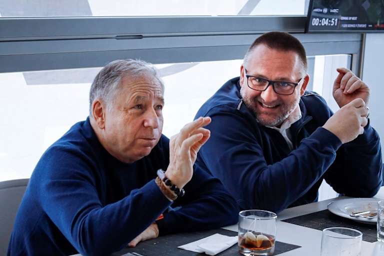 FIA-Präsident Jean Todt (li) und Yves Matton