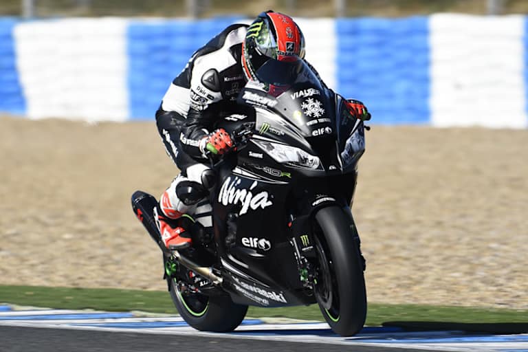 Tom Sykes (Kawasaki) konnte mit Giugliano mithalten