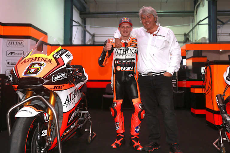 Stefan Bradl mit Giovanni Cuzari