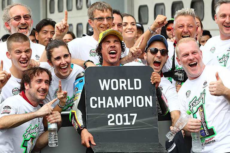 Franco Morbidelli und das Marc VDS-Team