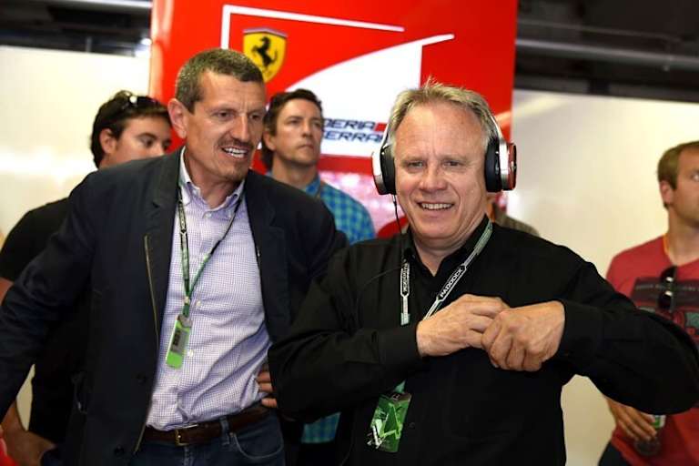 Gene Haas (rechts)