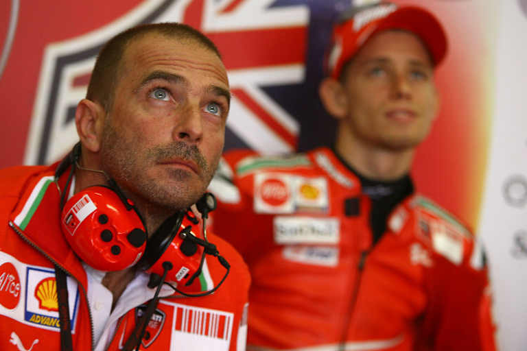 Suppo mit Casey Stoner bei Ducati